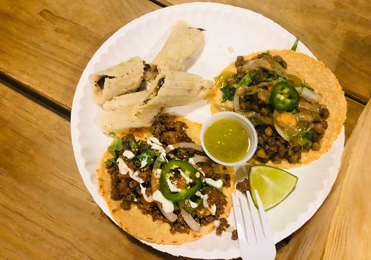 Bad Spanish Tacos Goes Hard on the Veggie Option, But Don’t Dis His Brisket